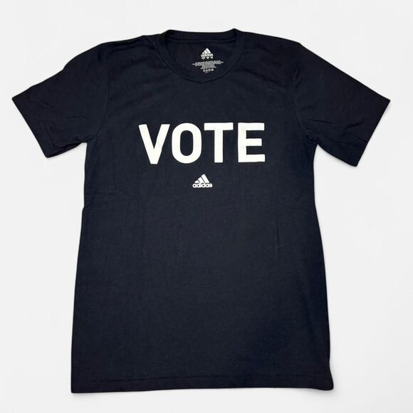 Adidas Black and White "Vote" T-shirt - Picture 1 of 5